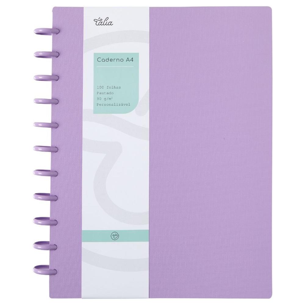 [718751] Carnet Smart A4 Lavande Talia 25,4x30x1,5cm 100 feuilles