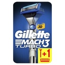 Rasoir Système Mach 3 Turbo 2 Lames Gillette.