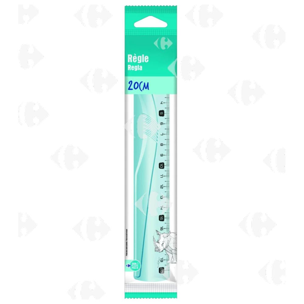[699134] Règle Flexible Carrefour 20cm