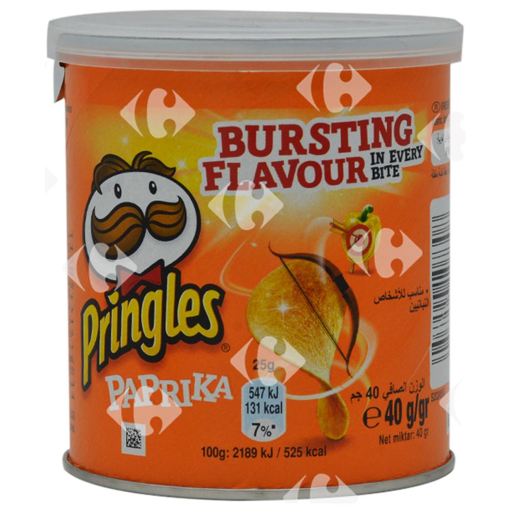 [594574] Tuiles Paprika Pringles 40g.