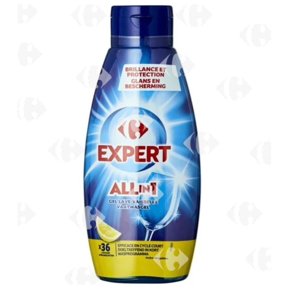 [530557] Gel Lave Vaisselle Tout en 1 Carrefour 750ml.