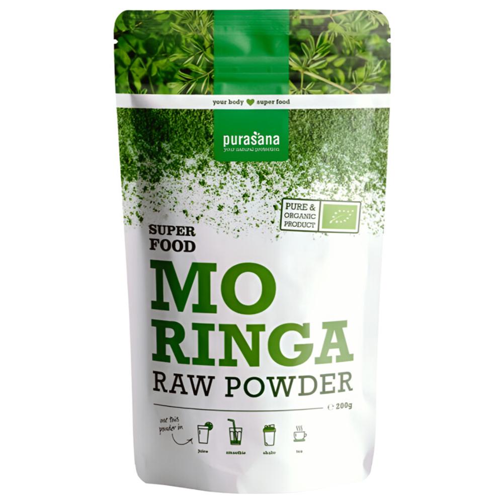 Poudre Protéinée Moringa Bio Purasana 200g.