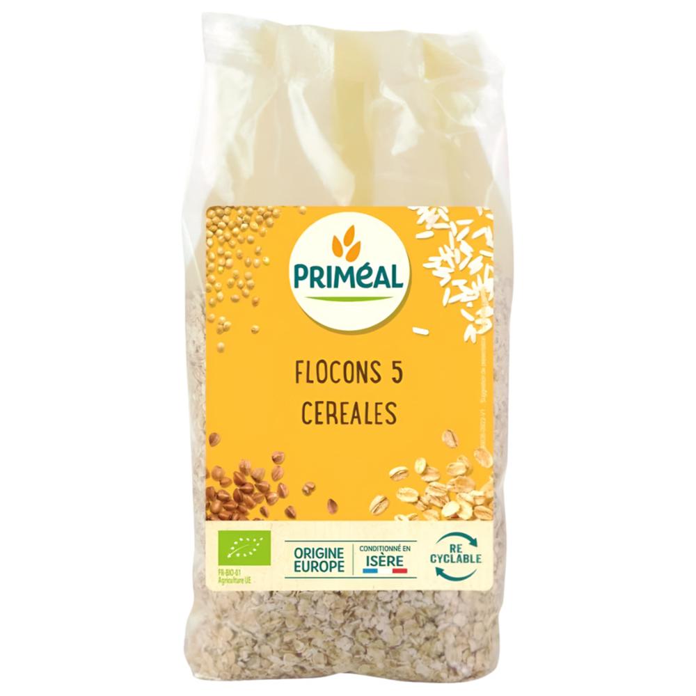 [713765] Flocons Cinq Céréales Bio Primeal 500g