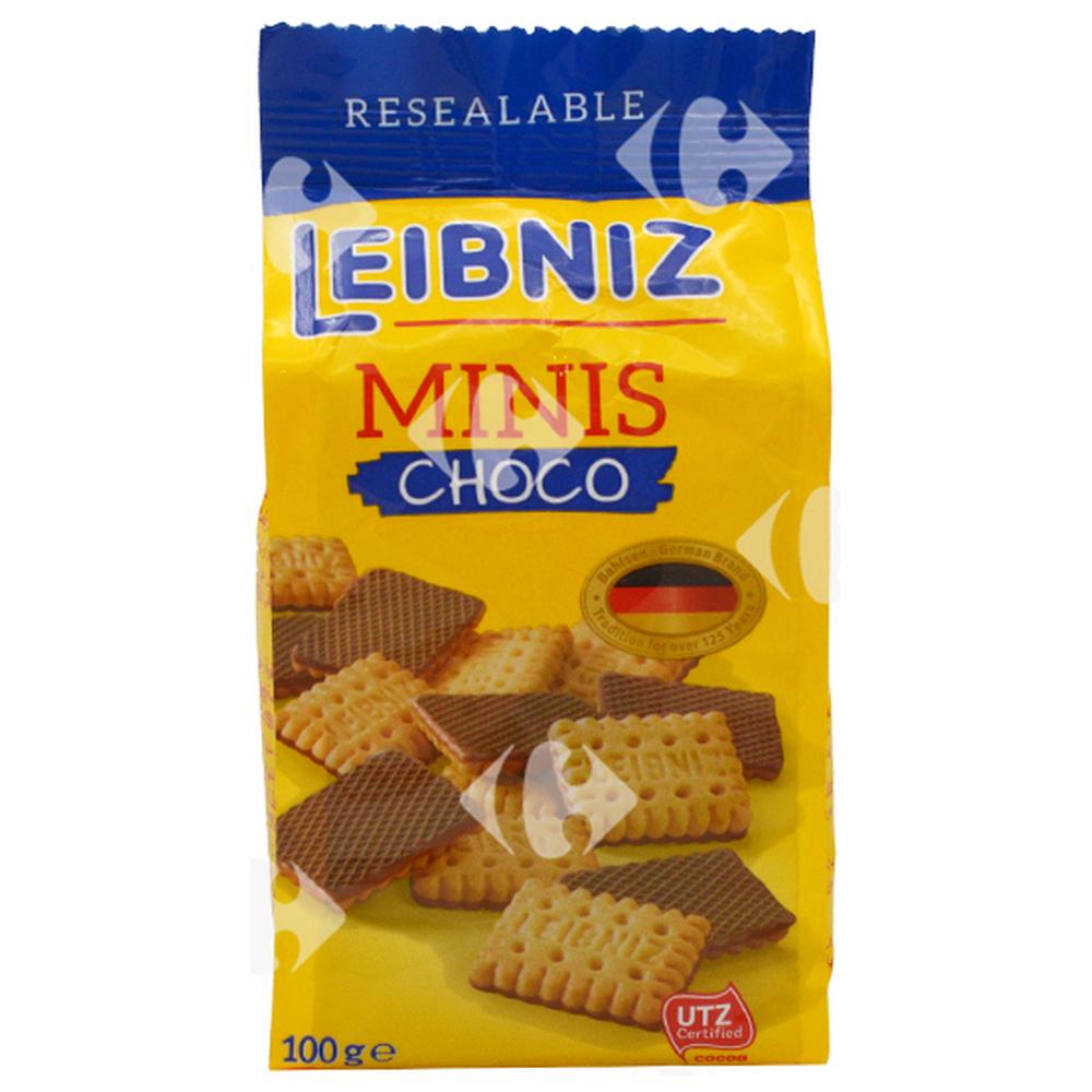 Biscuits Mini Chocolat Leibniz Bahlsen 100g.