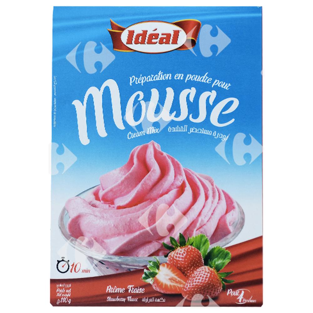 Mousse Fraise à Préparer Idéal 110g.