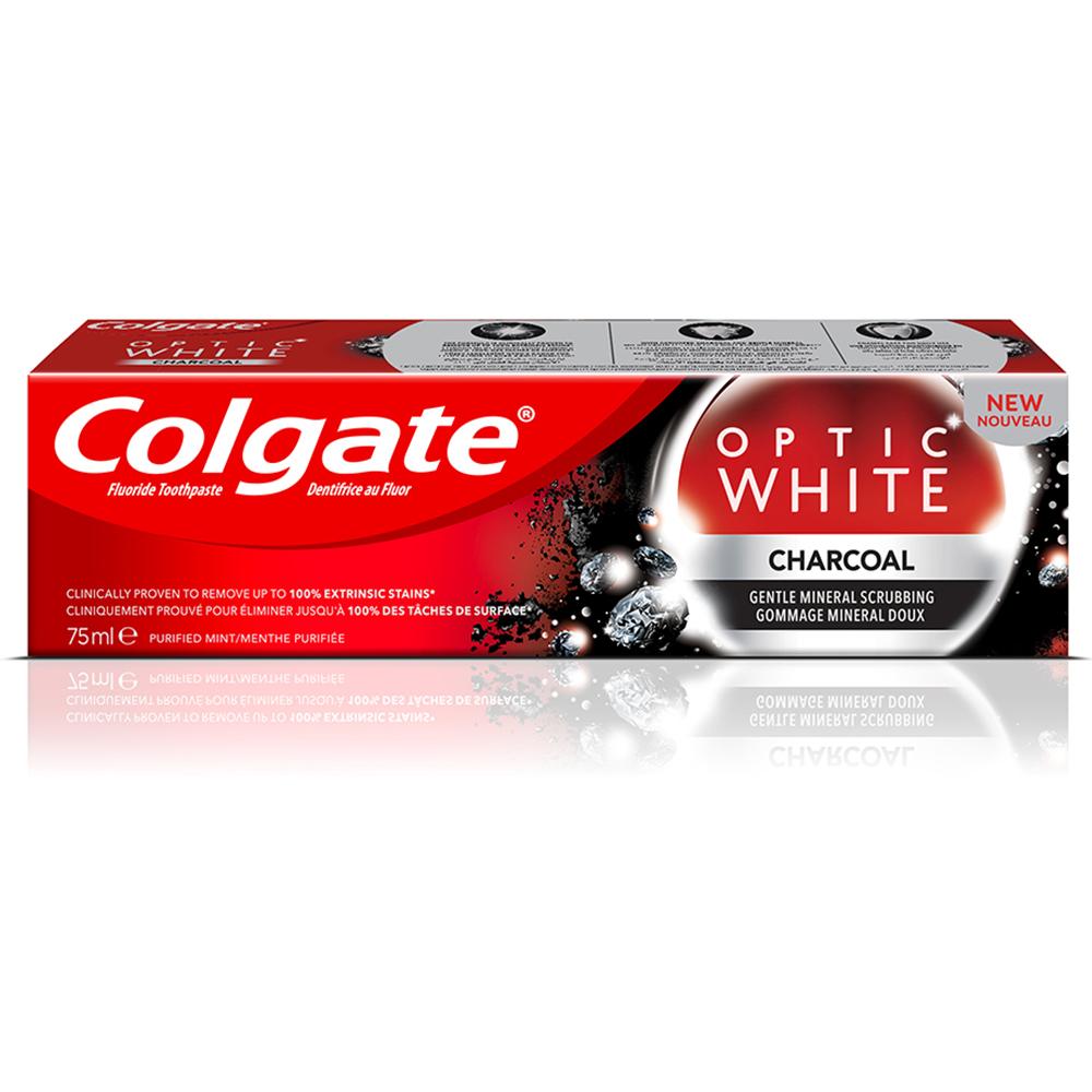 Dentifrice Optic White Charbon Colgate 75ml.