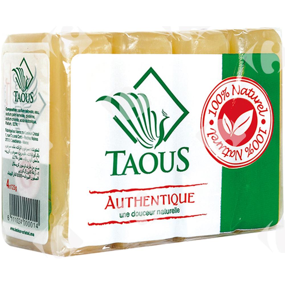 [547] Savon Dur Authentique Taous 4x125g.