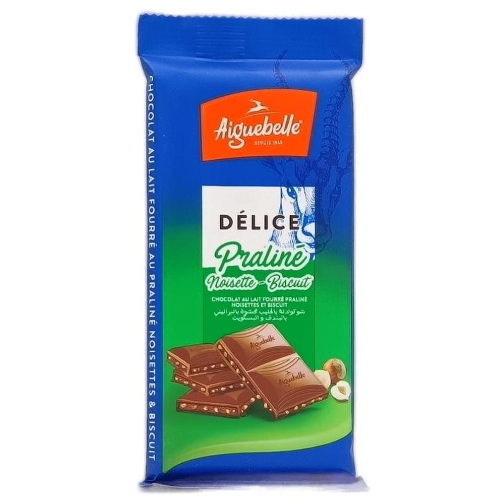 Tablette de Chocolat aux Noisettes Délice Aiguebelle 45g