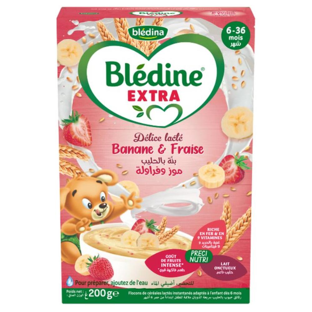 Farine Lactée Extra Banane Fraise Blédina 200g