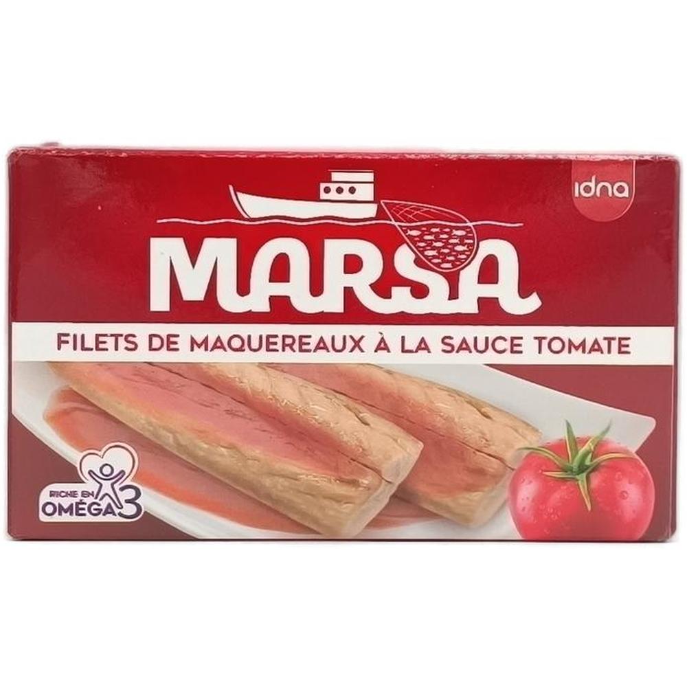 [714465] Filets de Maquereaux Sauce Tomate Marsa 125g
