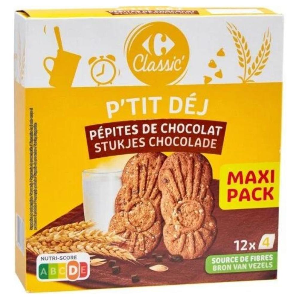 [571026] Biscuits Pépites de Chocolat Carrefour Classic' 600g