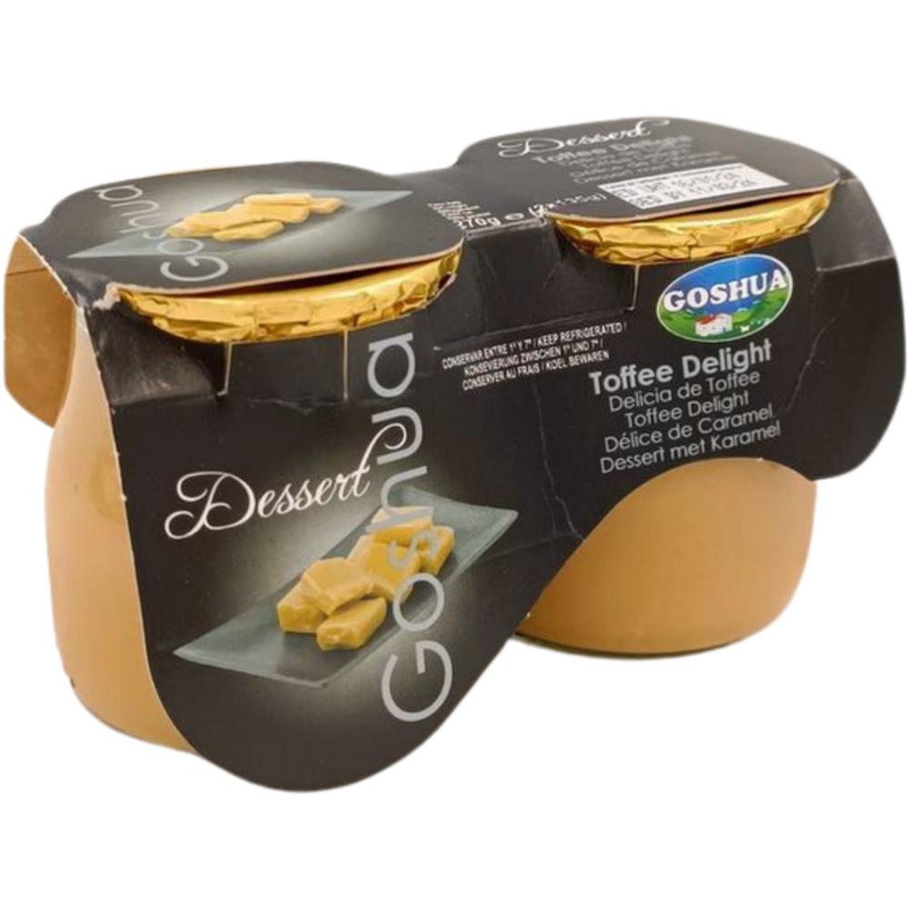 [409343] Flan Délice Saveur Toffee Goshua 135g 2 unités.