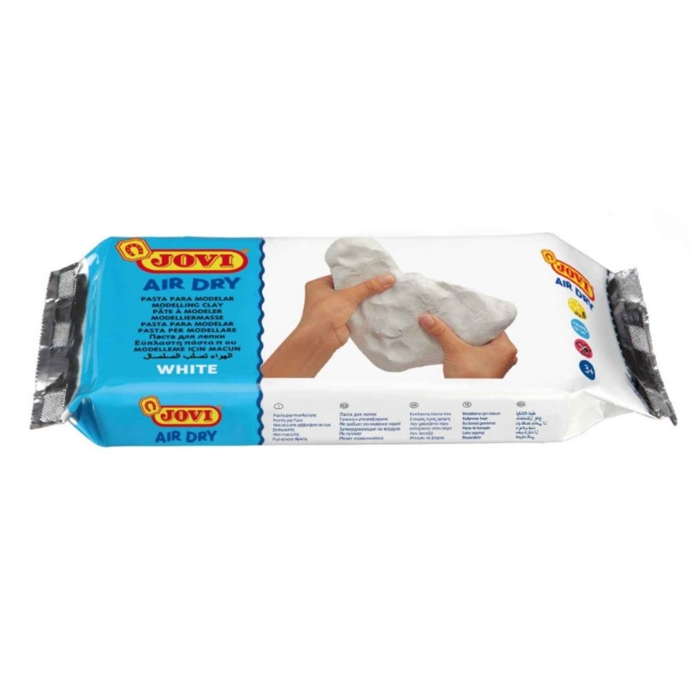 Pâte à Modeler Séchage à l'Air sans Four Blanche 500g