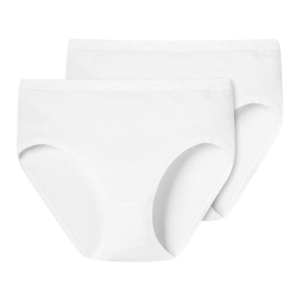 Lot 3 Slips Femme Coton Dentelle Blanc