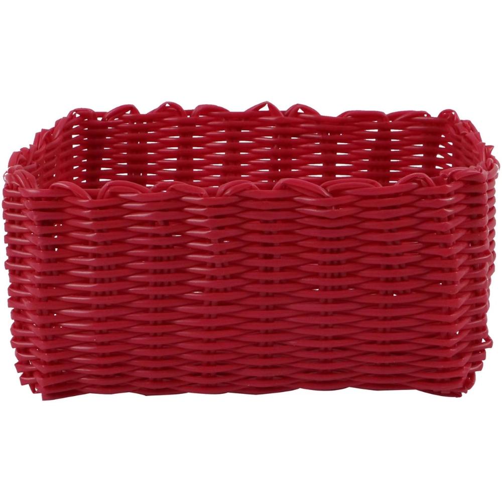 Panier Rectangulaire Taille L Rose Foncé Kasa