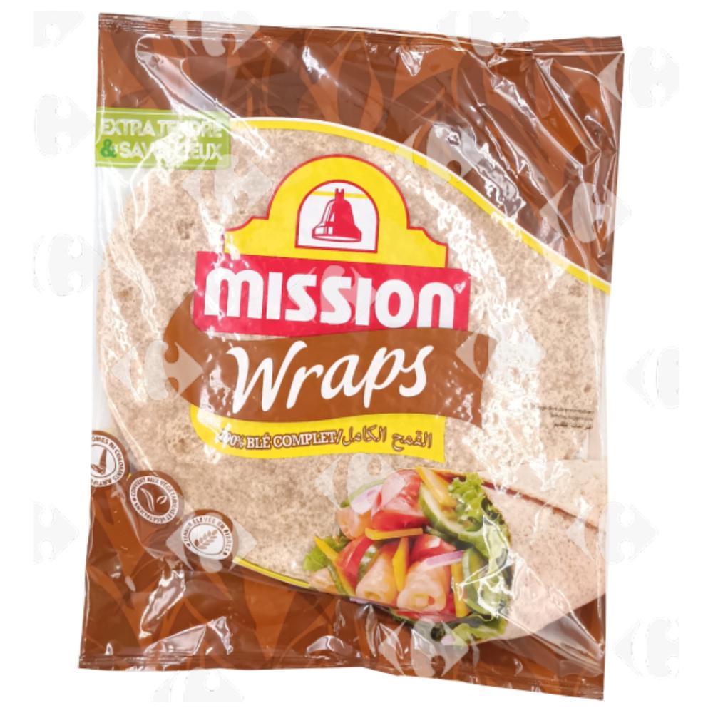 Tortillas Wraps de Blé Complet Mission 6x420g