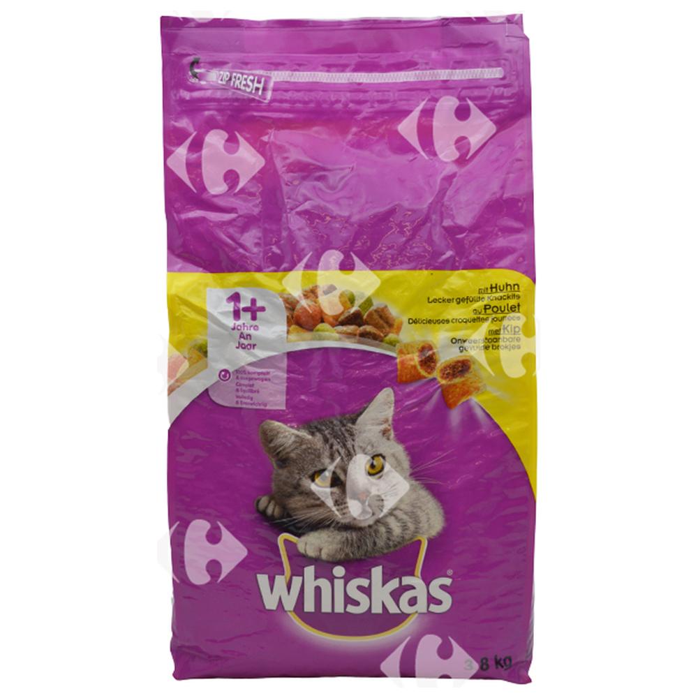 [560967] Croquettes au Poulet pour Chats Adultes Whiskas 3,8kg