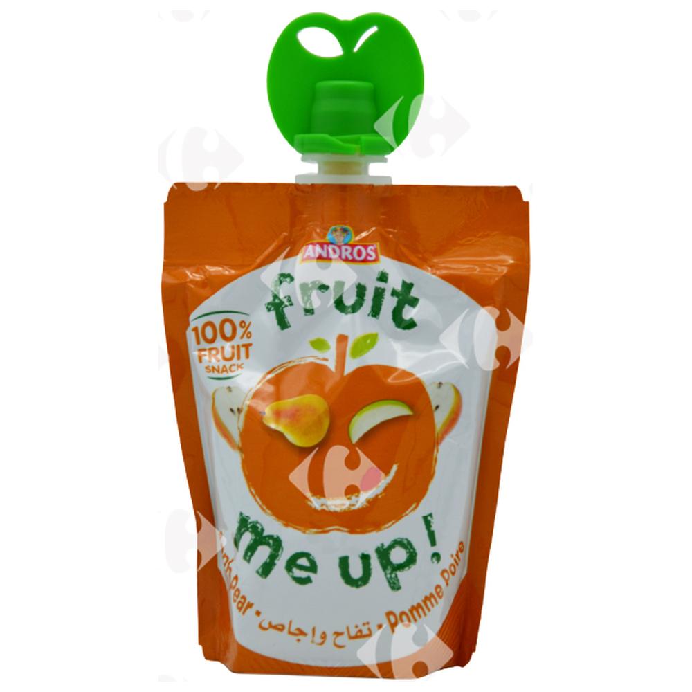 [535729] Gourde de Jus de Pomme et de Poire Fruit Me Up 90g