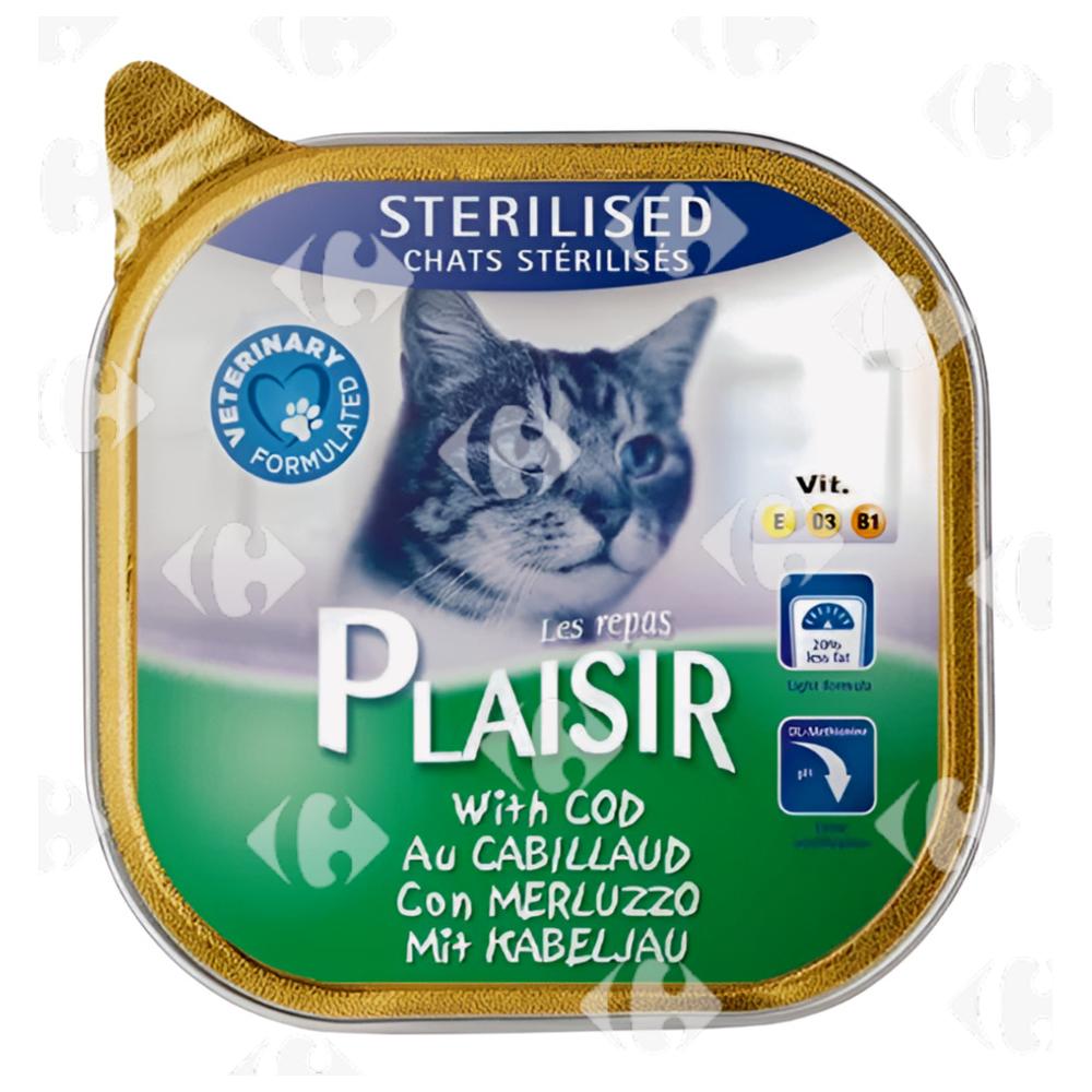 Pâtée Chat Stérilisé Poisson Maurue Plaisir 100g