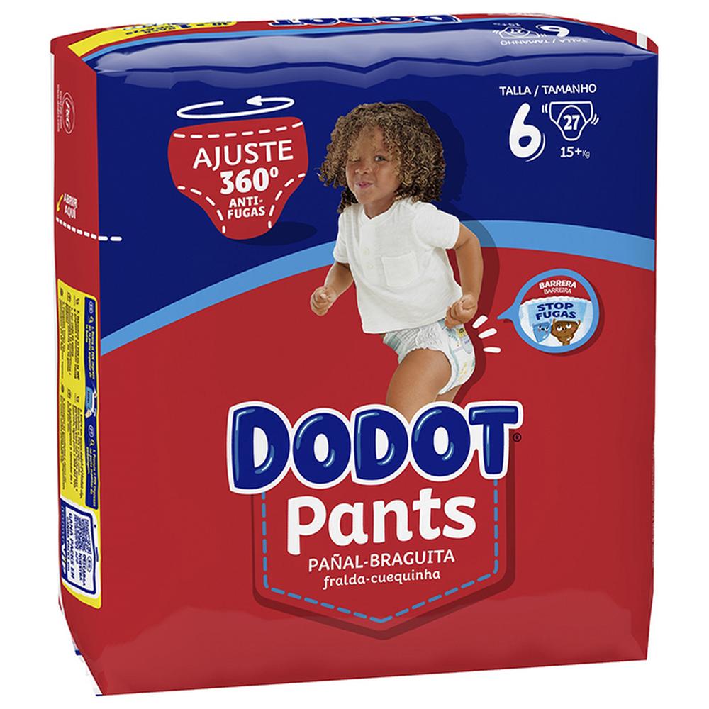 [651286] Couches-Culottes Taille 6 (15kg+) Dodot Pants 27 unités