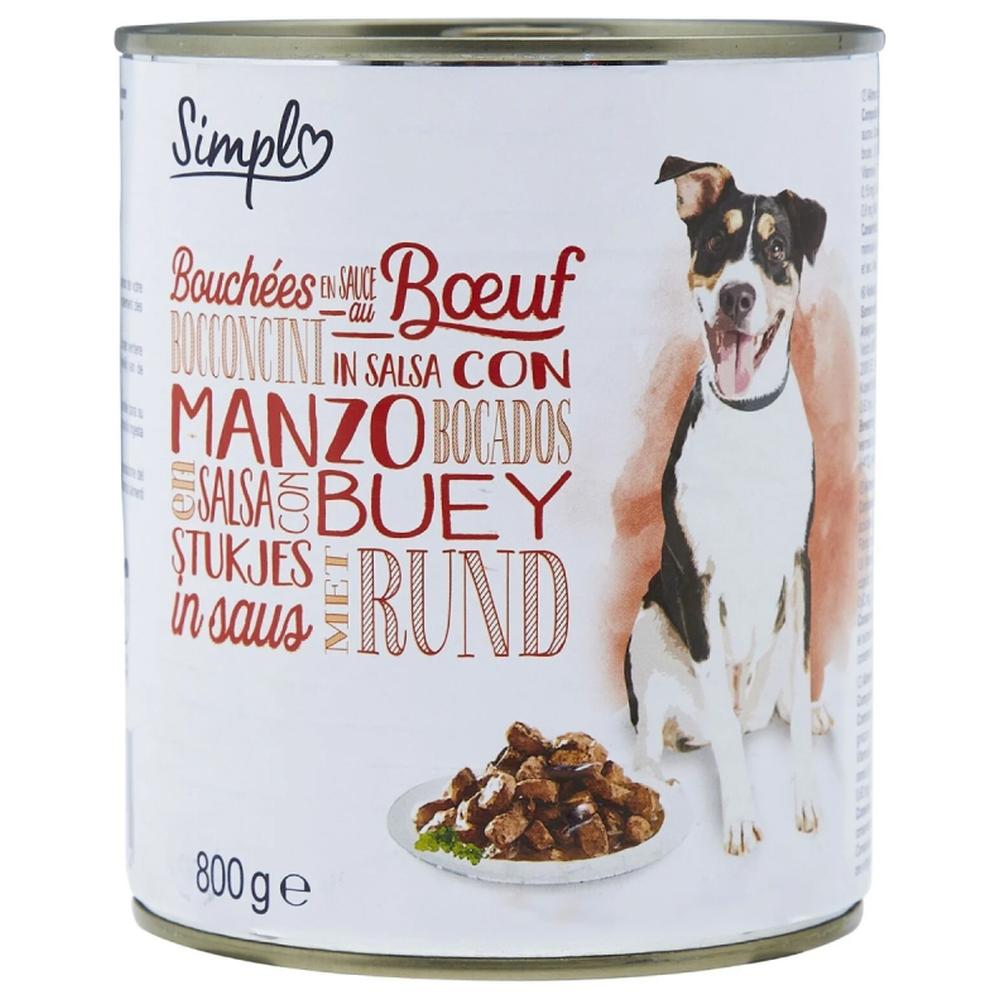 [663838] Boulettes pour Chiens au Bœuf Carrefour 800g