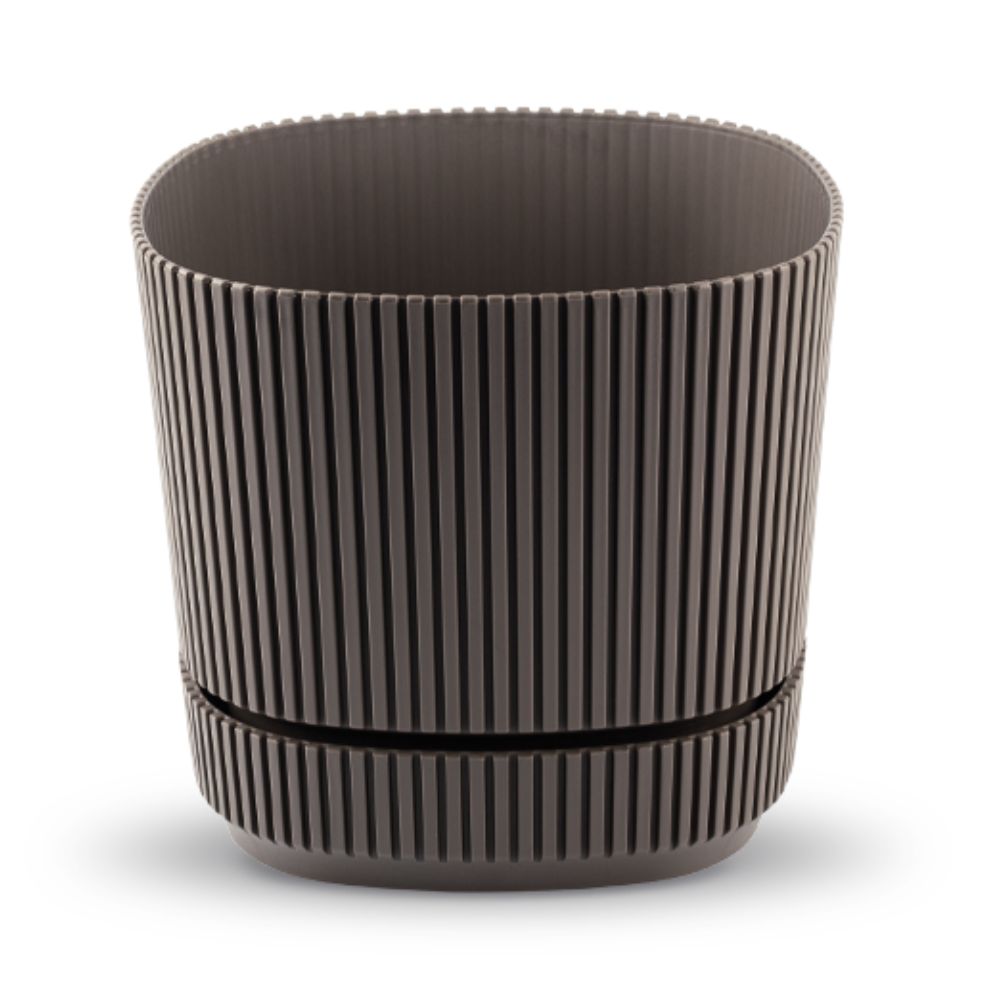 [705866] Pot Carré en Plastique 16.6×16.6x15cm