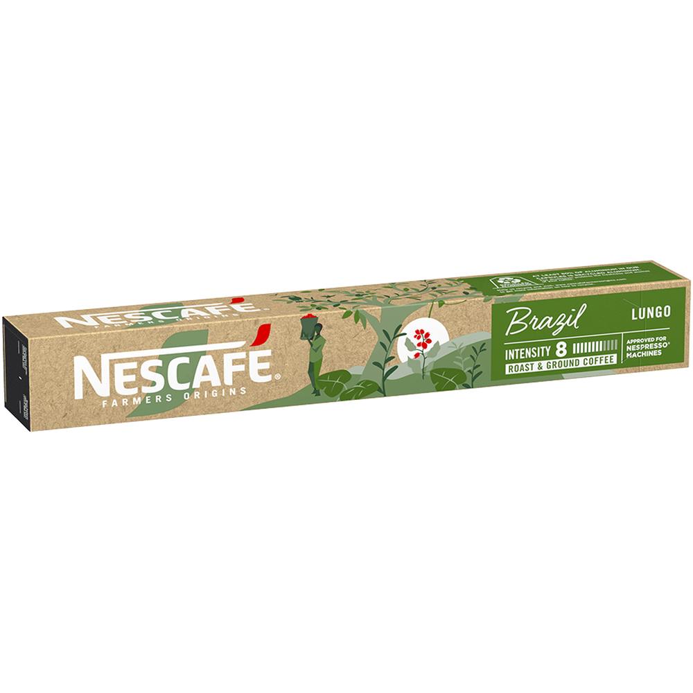 Capsules de Café Espresso Intensité 8 Brazil Nescafé 10 unités