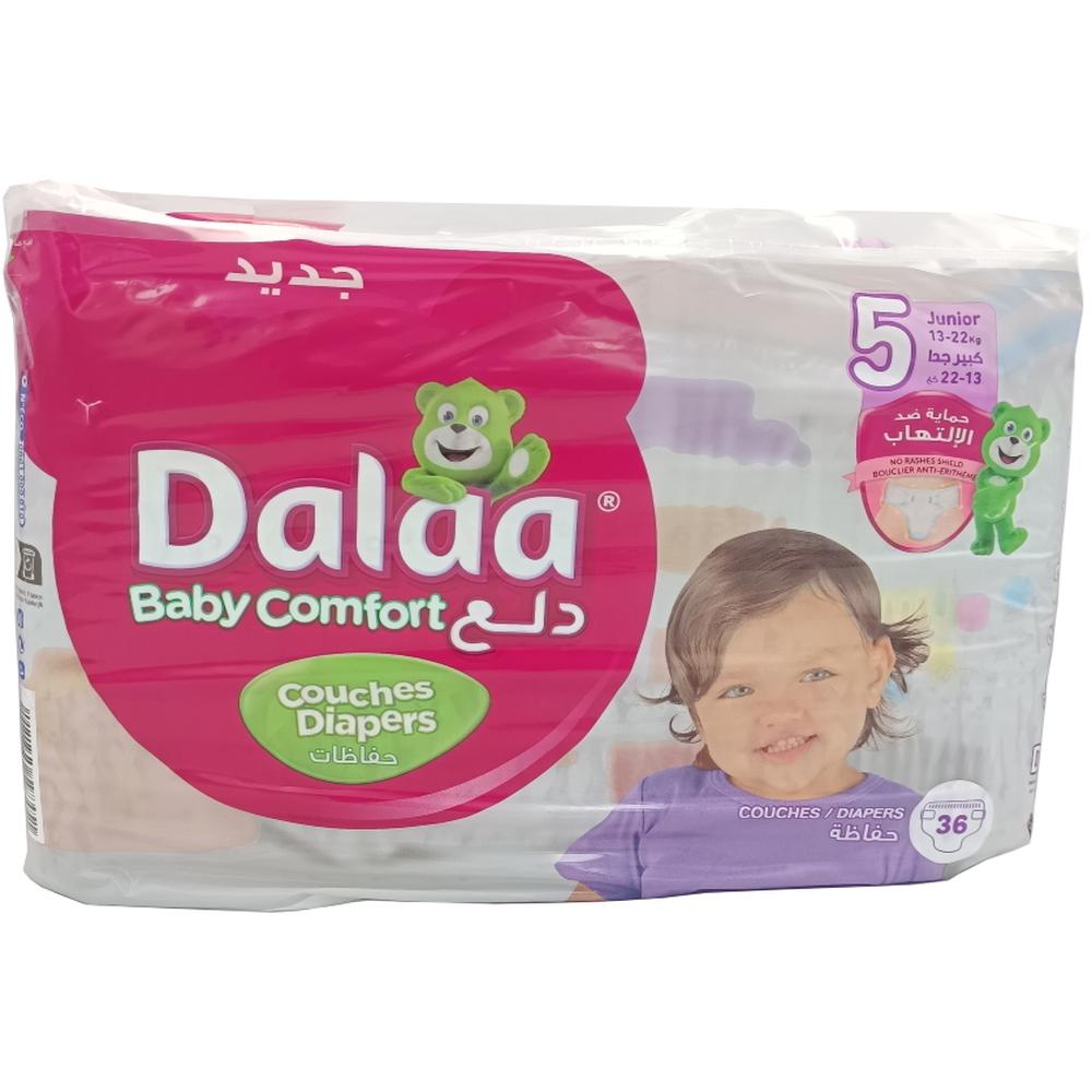 Couches Confort Bébés Junior Dalaa 36Unités