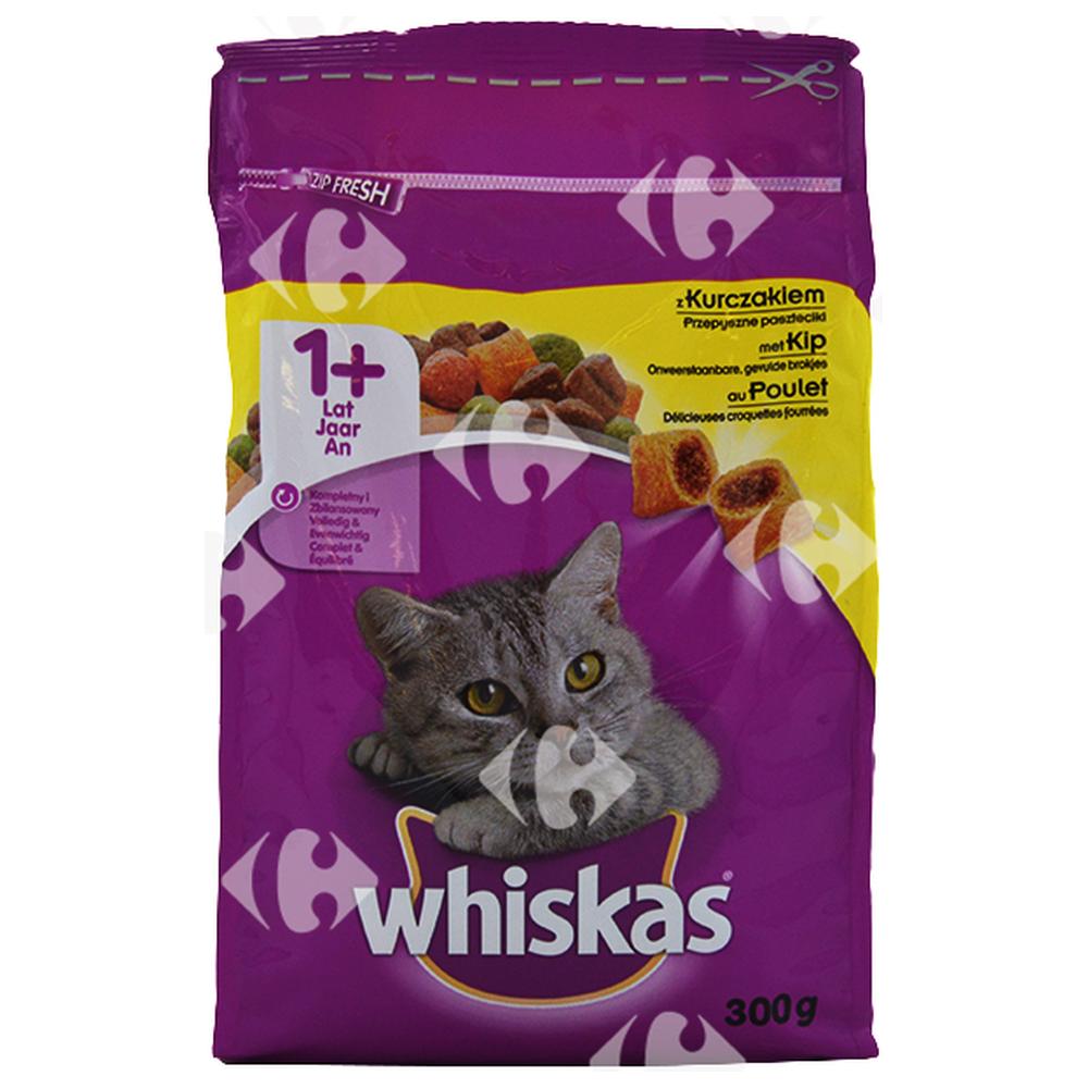 [637097] Croquettes au Poulet pour Chats Adultes Whiskas 300g