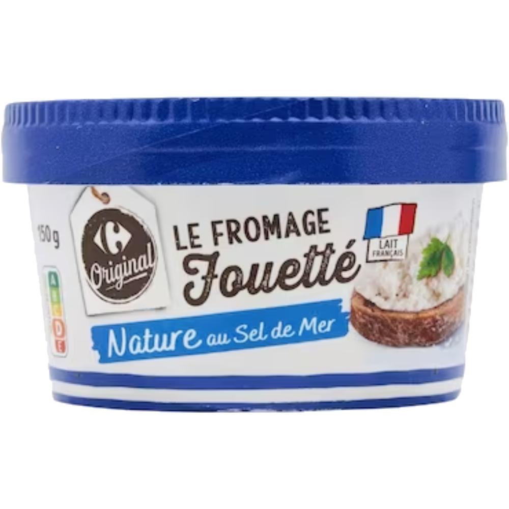 Fromage Fouetté à Tartiner Nature Carrefour Original 150g