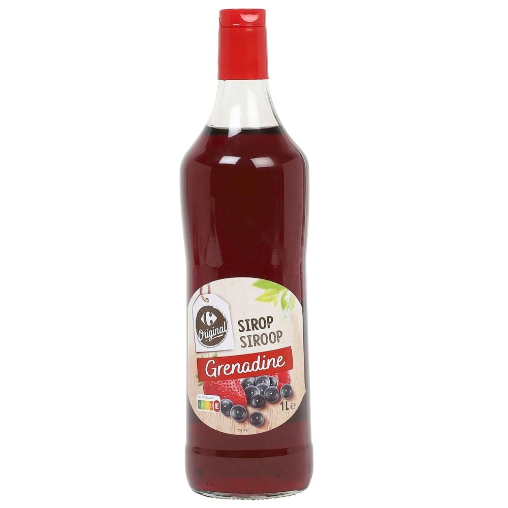 [656065] Sirop de grenadine Carrefour Original 1L