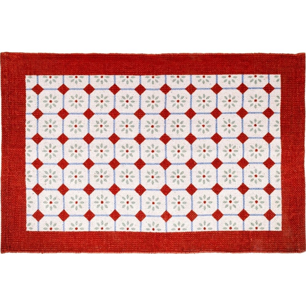 [731315] Tapis Motifs Oranges Kasa 60x90cm