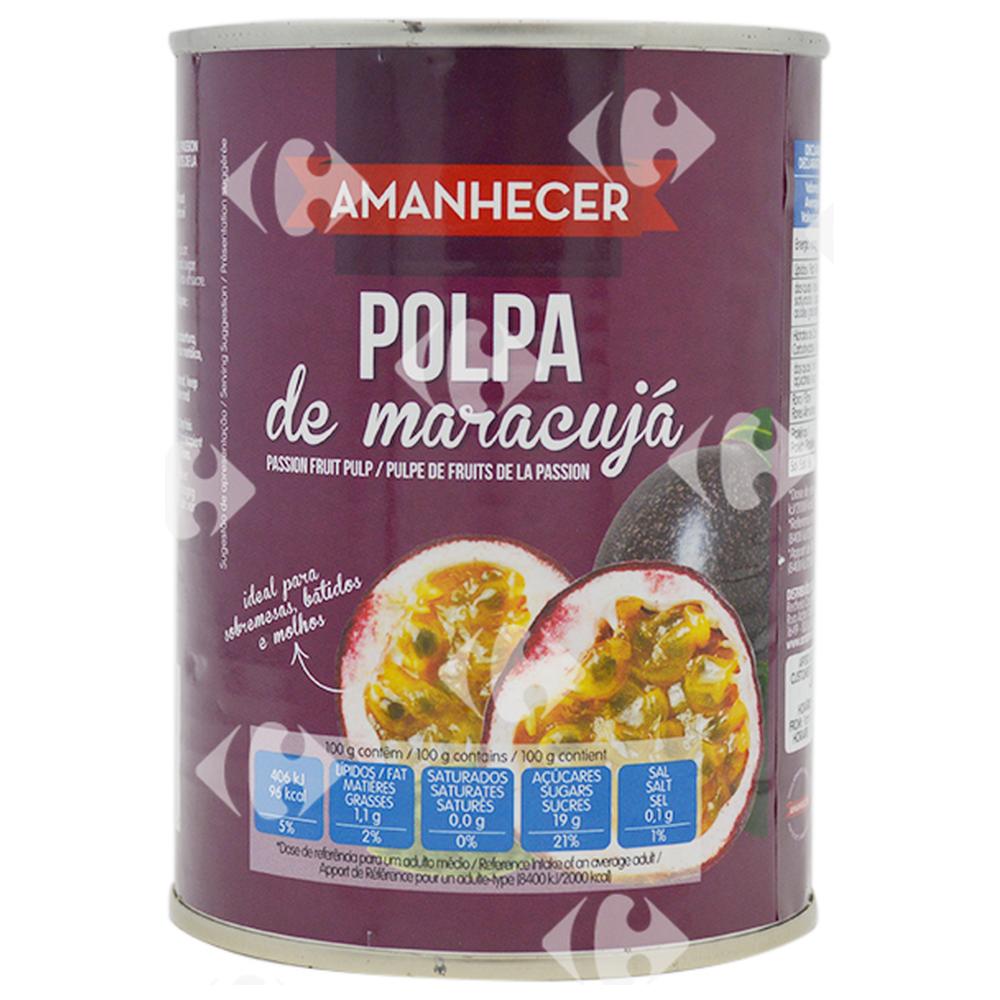 Conserve Pulpe de Fruit de Passion Amanhecer 565g