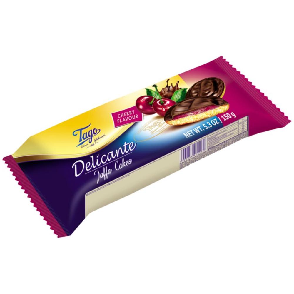 [722362] Génoise Fourrée Cerise Tago 150g