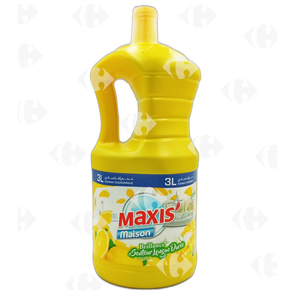 [532773] Nettoyant Ménager Citron Maxis 3L