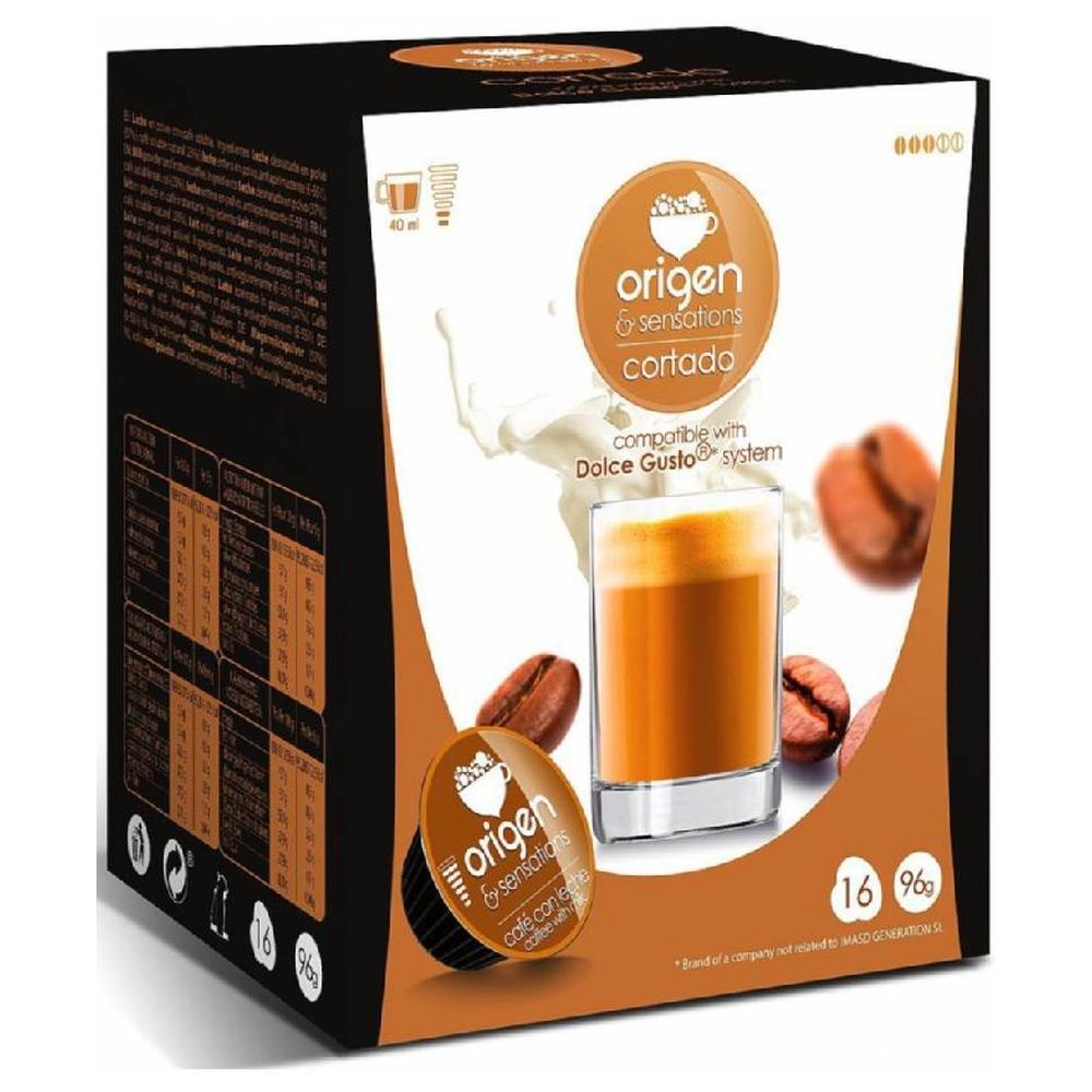Dosettes Café Crème Origen 16 unités
