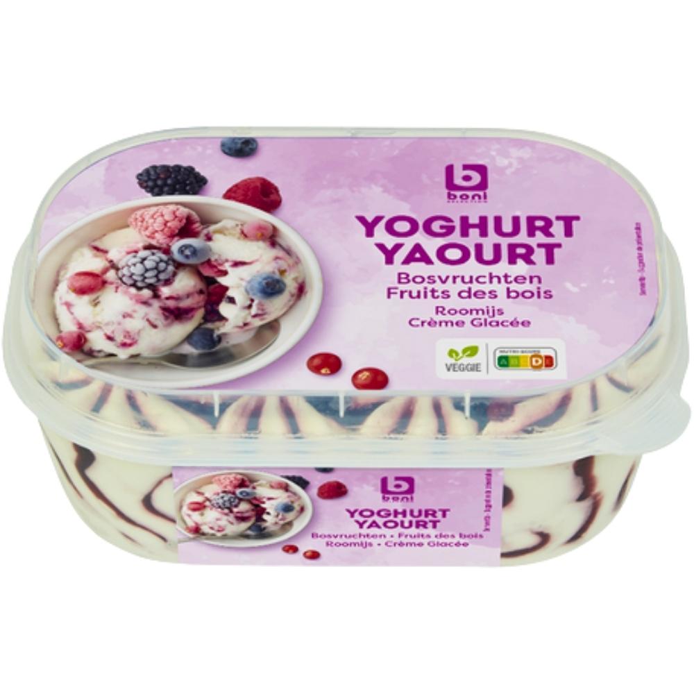 [733054] Glace Yaourt Fruits De Bois Boni 900ml
