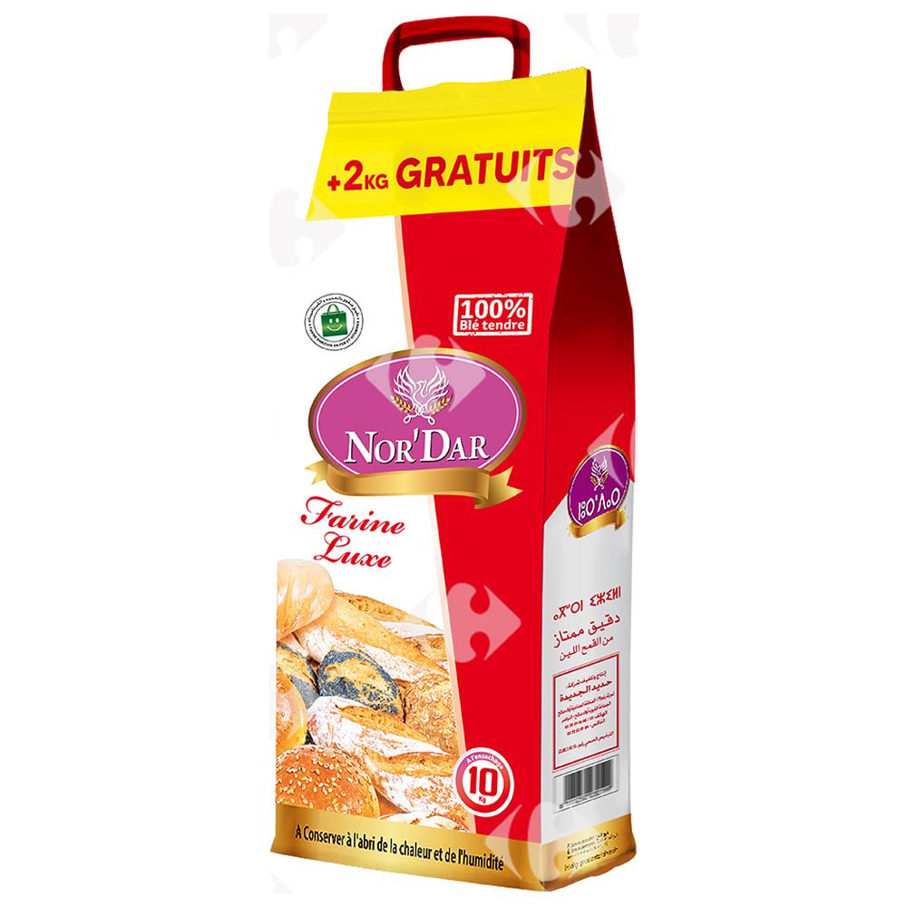 [687857] Farine de Luxe Nor'Dar 10kg + 2kg Gratuits
