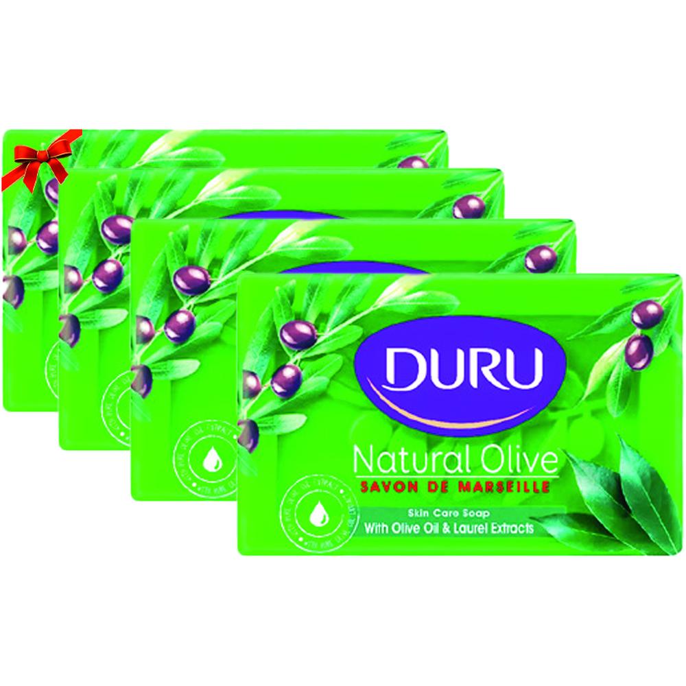 [716085] Lot Savon Glycérine Duru 125g 3 unités + 1 Gratuit