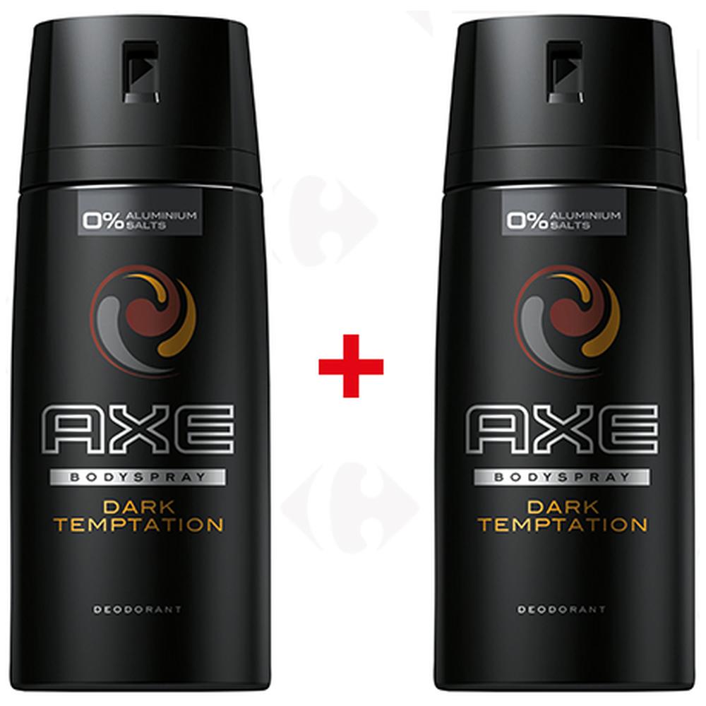 Pack 2 Déodorants Axe Dark Tempt 150ml