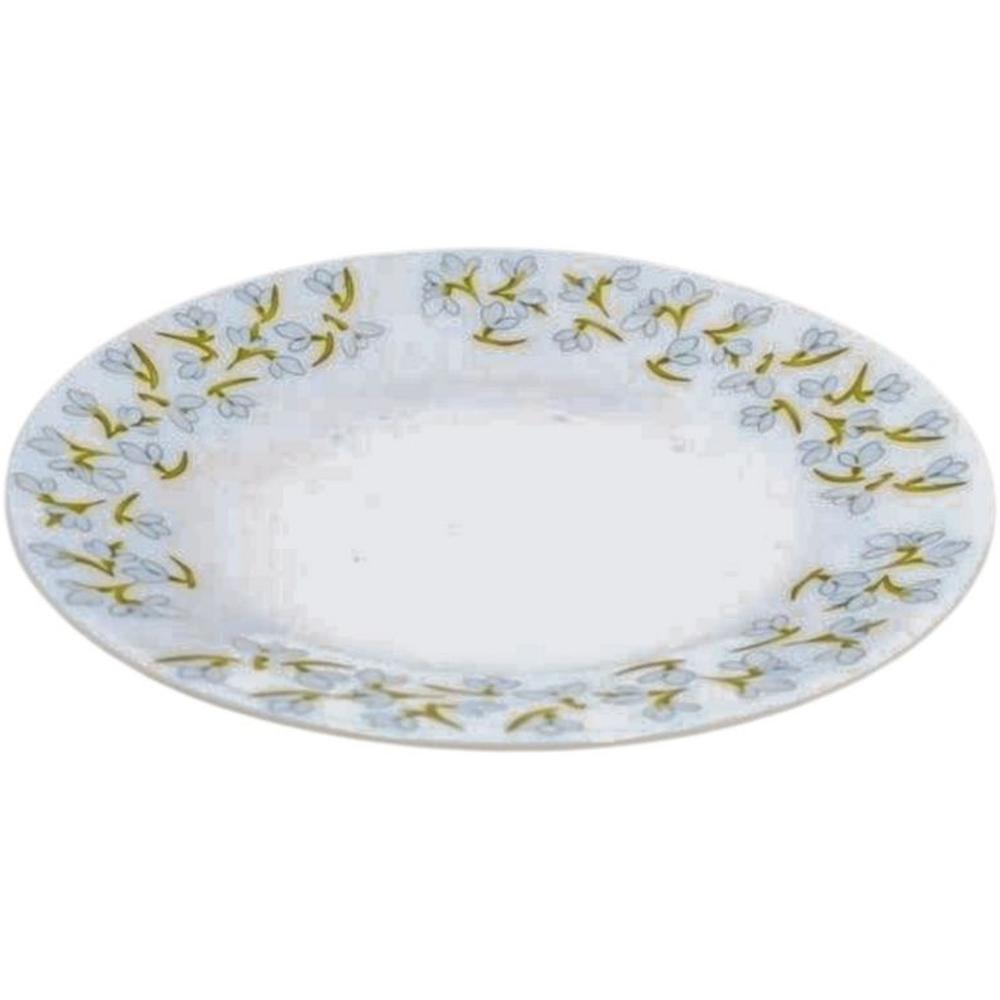 Assiette Plate en Porcelaine Blanche 19cm