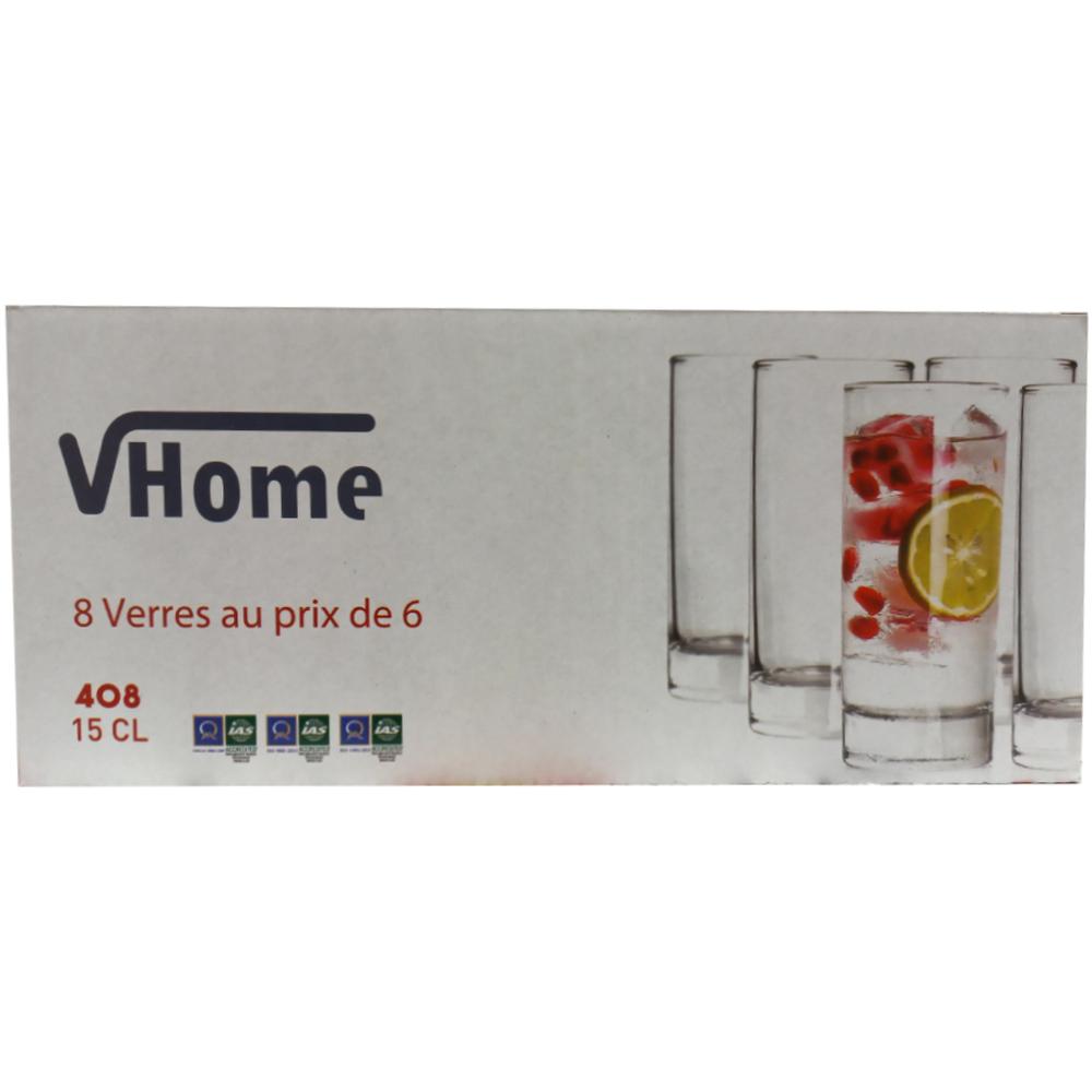 Verre à Thé Marrakech 15 cl 6 unités Plus 2 Gratuit