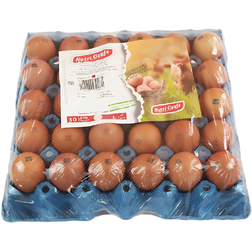 Plateau d'Oeufs Gros Calibre Ovocorp 30 unités.