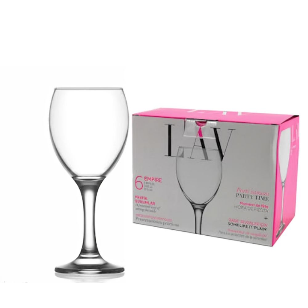 Un Ensemble de 6 Verres à Vin Universel 245ml