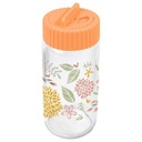 Pot à Épices en Verre Décoré Botanique 24cl