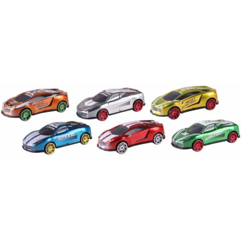 Set Voitures Metalliques Speed Racer 5 pièces