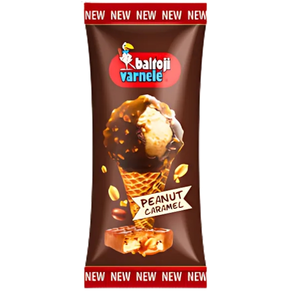 Cornet Peanut Caramel Kar Kar 150ml