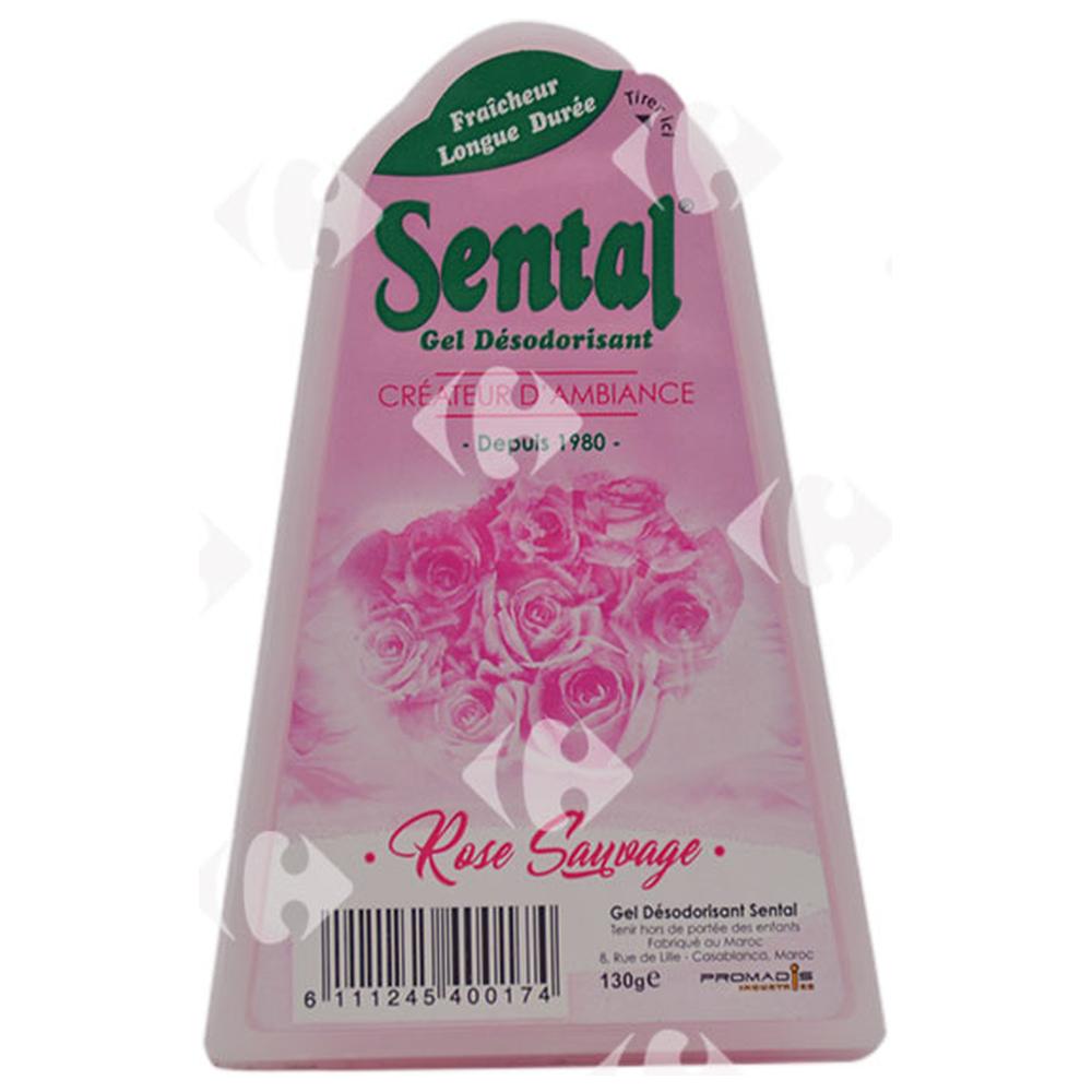 [155193] Désodorisant Gel Rose Sental 130g.