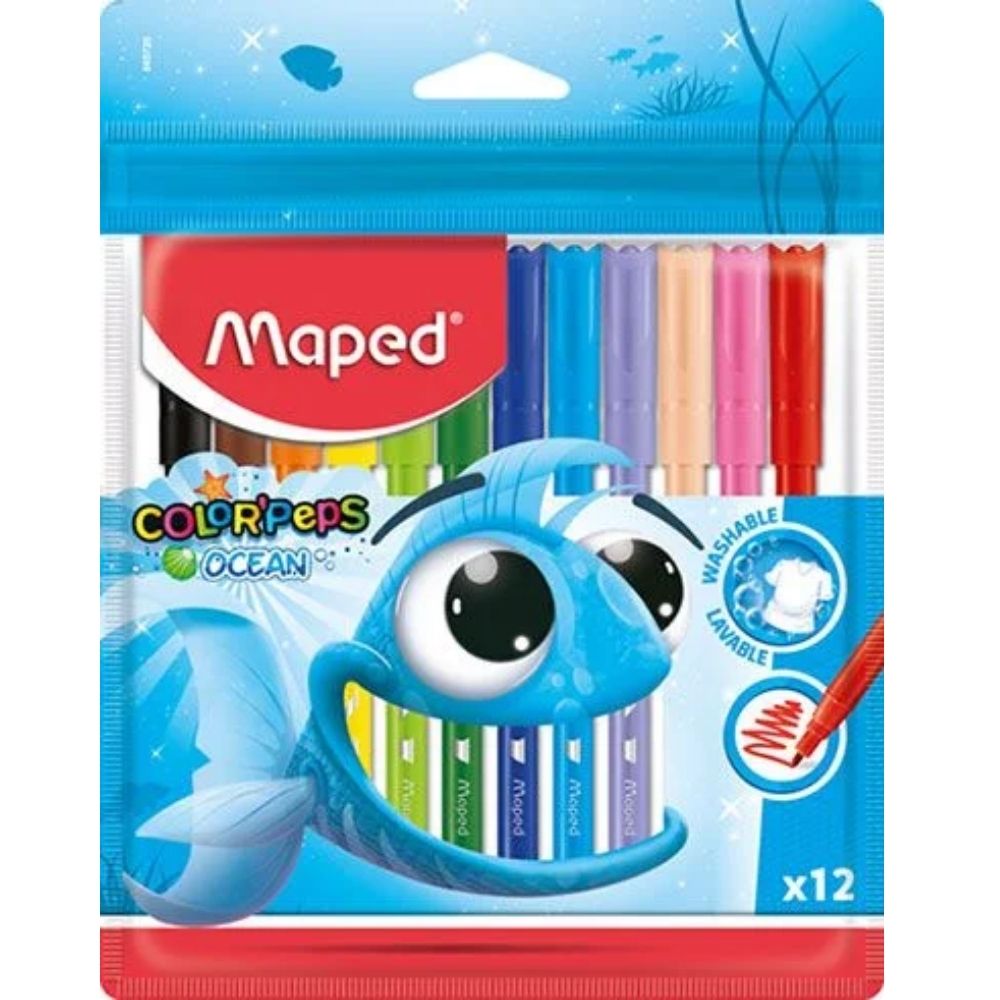 [530369] Set de 12 Feutres de Coloriage Maped