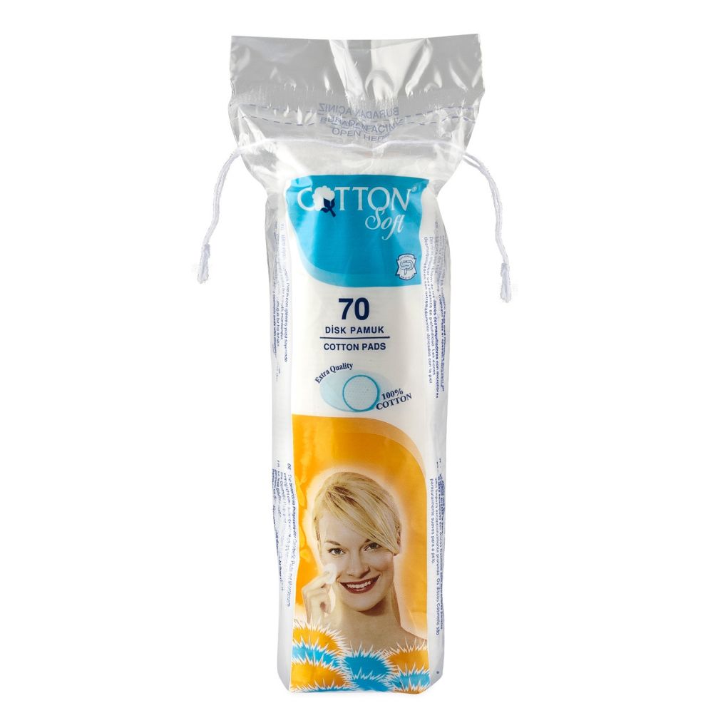 [698229] Cotton Soft Cotton Disque 70 unités